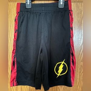 Justice league Flash red shorts boys size 8